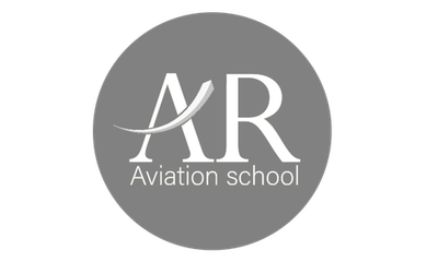 Logo AR Aviation School - cliente MFSim