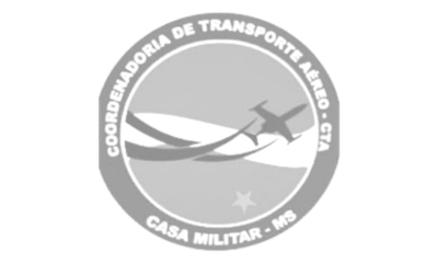 Logo Coordenadoria de Transporte Aéreo - Casa Militar MS - cliente MFSim