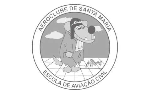 Logo Aeroclube de Santa Maria - cliente MFSim